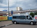 Бесплатный автобус Genser в пункт аренды автомобилей АрендаАвто-бгв на ул.Добролюбова